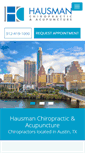 Mobile Screenshot of hausmanchiropractic.com